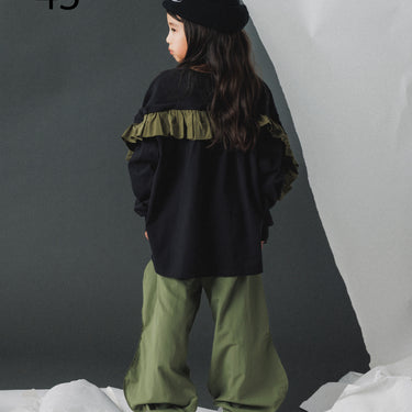 ★入荷済み★2026AW★nunuforme ヌヌフォルム 裁ち切りフリルT Black 43-nf26-939-727