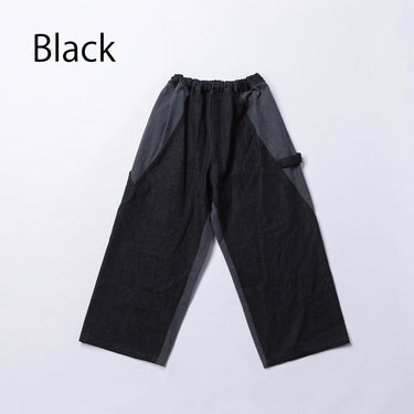 ★入荷済み★2026SS★nunuforme ヌヌフォルム バイカラーペインターパンツ Black 46-nf25-690-252