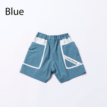 ★入荷済み★2026SS★nunuforme ヌヌフォルム バイカラーショートパンツ Blue 47-nf25-629-254