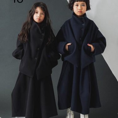 ★入荷済み★2026AW★nunuforme ヌヌフォルム メルトンクロスコート Black 48-nf26-123-041
