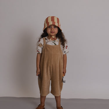 organic zoo オーガニックズー Wheat Terry Cropped Dungarees 18CDWOZ