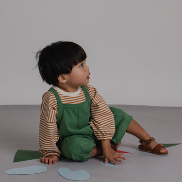 organic zoo オーガニックズー Seagrass Cropped Dungarees 18CDSGOZ