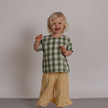 organic zoo オーガニックズー Dill Gingham Boxy T-Shirt 18DGHBT