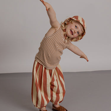 organic zoo オーガニックズー Tomato Stripes Bucket Sun Hat 18BHTS