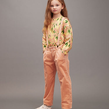 ★Chapter1★2025AW★mini rodini ミニロディーニ Alpine flowers aop ls tee Yellow