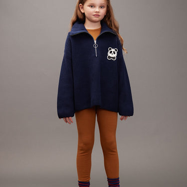 ★Chapter1★2025AW★mini rodini ミニロディーニ Modal rib leggings Brown