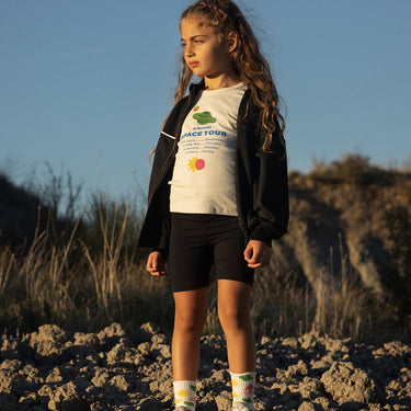 ★Chapter1★2026SS★mini rodini ミニロディーニ Space 1-pack socks Offwhite