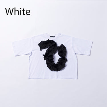 ★入荷済み★2026SS★nunuforme ヌヌフォルム ビッグフリルT White 50-nf25-928-715