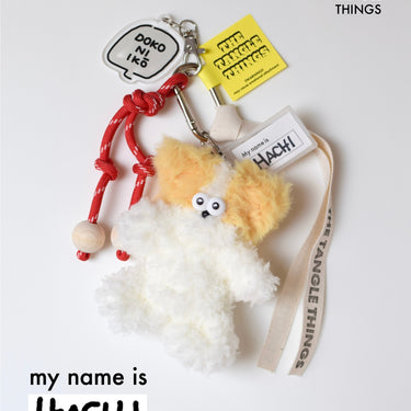 THE TANGLE THINGS イエロー×ホワイトコーギー HACHI