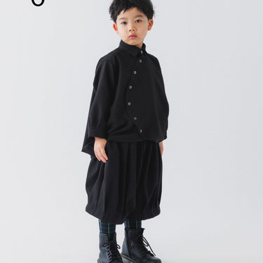 ★入荷済み★2026AW★nunuforme ヌヌフォルム サークルシャツ Black 06-nf26-545-029