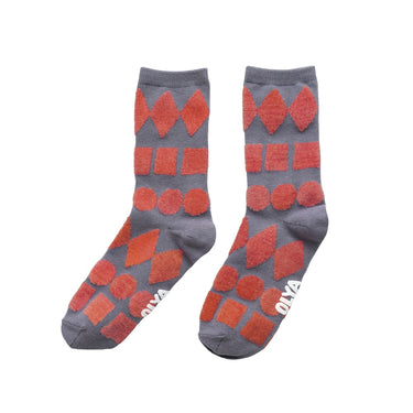 Olya オリヤ Olya Fluffy Socks Shapes DGY 710026