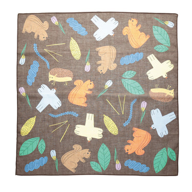 Olya オリヤ Olya Handkerchief Animals 710071