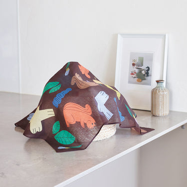 Olya オリヤ Olya Handkerchief Animals 710071