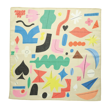 Olya オリヤ Olya Handkerchief Bird patterns 710072