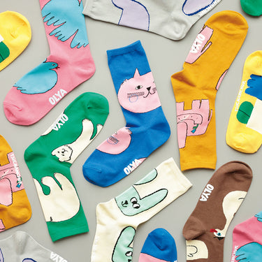 Olya オリヤ Olya Socks Bird 710101