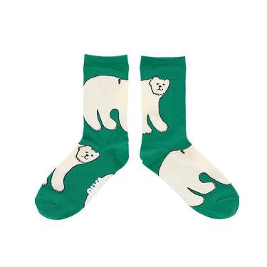 Olya オリヤ Olya Socks Polar bear 710104