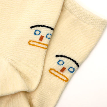 stample スタンプル 靴下 ファニーフェイス クルーソックス３Ｐ 73276