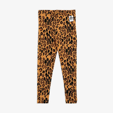★BASIC★mini rodini ミニロディーニ Basic leopard leggings Beige