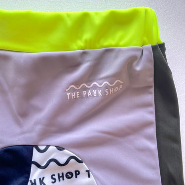 ★2023SS★THE PARK SHOP ザ パークショップ WAVEPARK RASH SHORTS wavelogo gray TPS-549(wavelogo柄)
