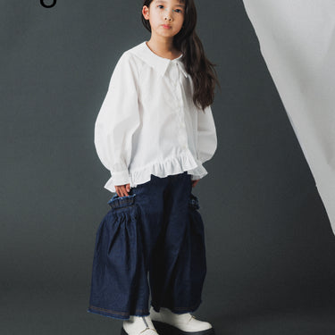 ★入荷済み★2026AW★nunuforme ヌヌフォルム ビッグカラーブラウス OffWhite Adult 08-nf26-552-031