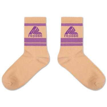 ★DROP1★2026SS★Repose AMS リポーズ sporty socks sand logo SS26-134