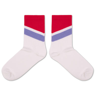 ★DROP1★2026SS★Repose AMS リポーズ sporty socks white stripe SS26-129