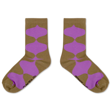 ★DROP1★2026SS★Repose AMS リポーズ socks soft harlequin khaki SS26-137