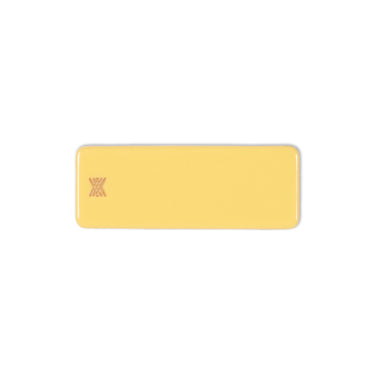 ★DROP1★2026SS★Repose AMS リポーズ squared hair clip soft yellow SS26-141