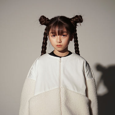 ★9-10月入荷予定ご予約★2026AW★UNIONINI ユニオニーニ poodle jacket white adult CO-013
