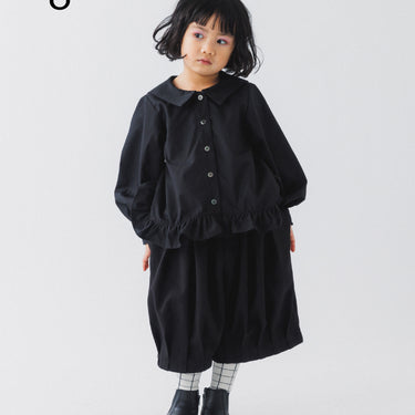 ★入荷済み★2026AW★nunuforme ヌヌフォルム ビッグカラーブラウス Black Adult 08-nf26-552-031