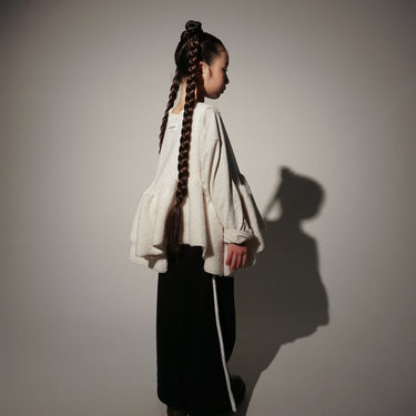 ★9-10月入荷予定ご予約★2026AW★UNIONINI ユニオニーニ fringe long pants black PT-120