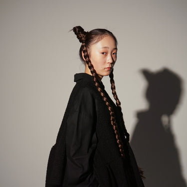 ★9-10月入荷予定ご予約★2026AW★UNIONINI ユニオニーニ poodle dress black OP-091