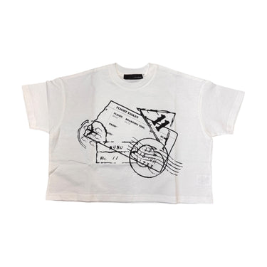★入荷済み★kihanan春の特注Tシャツ★nunuforme ヌヌフォルム White kh007