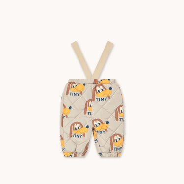 ★DROP2★2025AW★tinycottons タイニーコットンズ Dogs Baby Padded sweatpant dark vanilla AW25-166