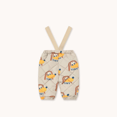 ★DROP2★2025AW★tinycottons タイニーコットンズ Dogs Baby Padded sweatpant dark vanilla AW25-166