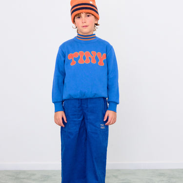 ★DROP1★2025AW★tinycottons タイニーコットンズ Tiny Waves Red Graphic Sweatshirt dark blue AW25-295