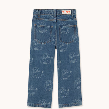 ★DROP2★2025AW★tinycottons タイニーコットンズ Dogs Jeans light blue denim AW25-427