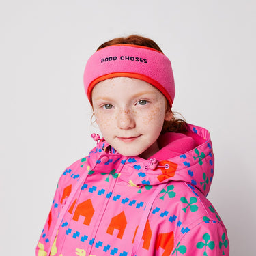 ★DROP2★2025AW★BOBOCHOSES ボボショーズ Bobo Choses pink polar fleece headband B225AI043