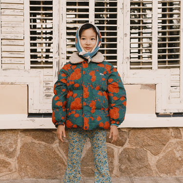 ★DROP1★2026AW★tinycottons タイニーコットンズ Flower Pattern Rib Pant AW26-279
