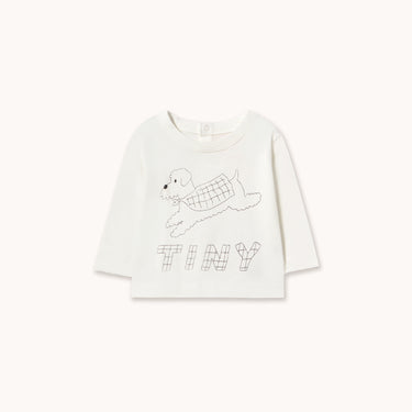 ★DROP2★2026AW★tinycottons タイニーコットンズ Jump Dog Graphic Baby Tee AW26-403