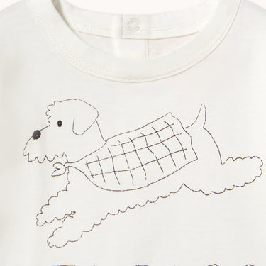 ★DROP2★2026AW★tinycottons タイニーコットンズ Jump Dog Graphic Baby Tee AW26-403