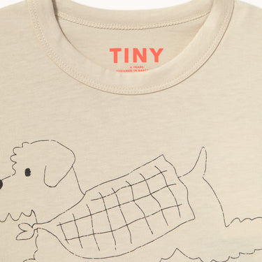 ★DROP1★2026AW★tinycottons タイニーコットンズ Jump Dog Graphic Sleeve Tee AW26-412
