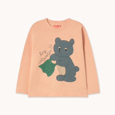 ★DROP1★2026AW★tinycottons タイニーコットンズ Bear Graphic Sleeve Tee AW26-417