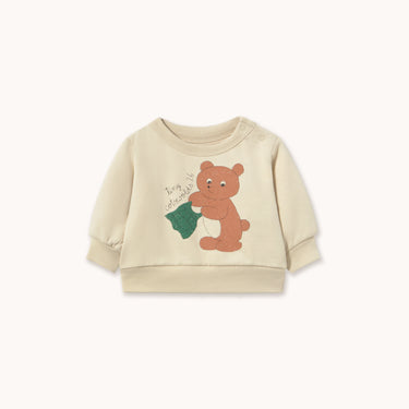 ★DROP1★2026AW★tinycottons タイニーコットンズ Bear Graphic Baby Sweatshirt AW26-488