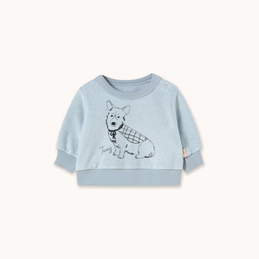 ★DROP2★2026AW★tinycottons タイニーコットンズ Tiny Corgi Graphic Baby Sweatshirt AW26-490