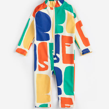 ★DROP2★2026SS★BOBOCHOSES ボボショーズ Bobo Choses Color all over swim overall B126AB133