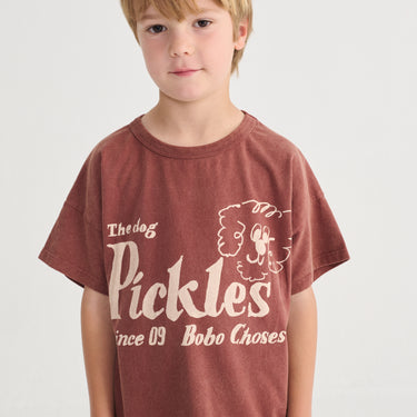 ★DROP1★2026SS★BOBOCHOSES ボボショーズ Pickles The Dog T-shirt B126AC005