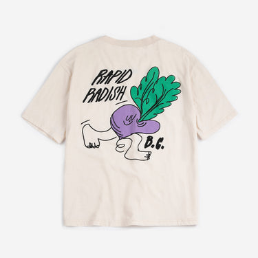 ★DROP1★2026SS★BOBOCHOSES ボボショーズ Rapid Radish oversized T-shirt B126AC019