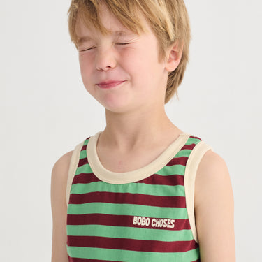 ★DROP2★2026SS★BOBOCHOSES ボボショーズ Bobo Choses Striped tank top B126AC027