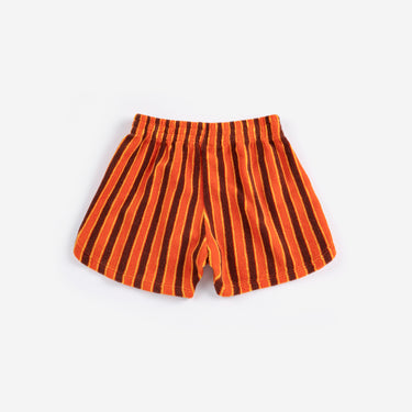 ★DROP2★2026SS★BOBOCHOSES ボボショーズ Striped Brick terry cloth shorts B126AC057
